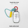 thumbnail image 2 of Car Key Fob Cover Case Protector For 2024 Toyota RAV4 Key Fob Cover Highlander Frontlander Venza Key Case, 2 of 19