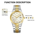 thumbnail image 6 of SKMEI Watch for Men Stainless Steel Waterproof Analog Quartz Mens Watches Business Date Luxury Casual Wrist Watch, 6 of 9