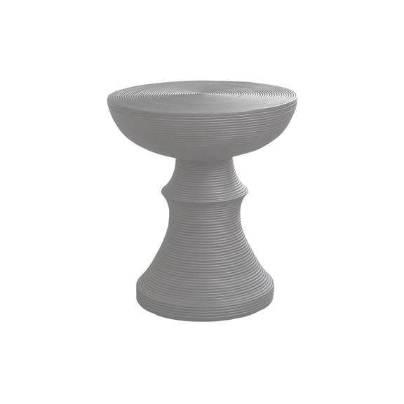 Accent Table - 25"H - Indoor Or Outdoor - Living Room - Nightstand - Gray