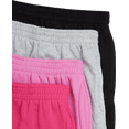thumbnail image 4 of Real Love Girls’ Sweatpants – 4 Pack Active Basic Fleece Cargo Jogpants, Joggers or Flares (5-16), 4 of 7