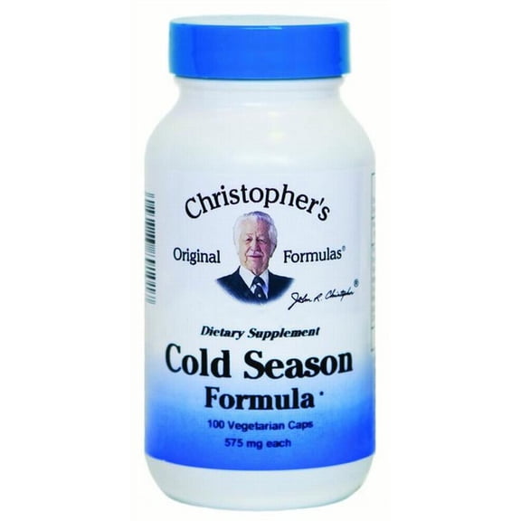 Christopher's Original Formulas Cold Season Immune Formula -GR&P, 100 Ct
