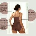 thumbnail image 4 of Cinvik Bodysuit Briefs Compression Bodysuit Women Shapers Crew Neck Spaghetti Strap 1PCS Polyamide 2XL, 4 of 6