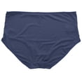 thumbnail image 6 of Delta Burke Intimates Women's Plus Size Sexy Classic High Rise Brief Panties (5Pr) (X-Large, Navy Blue Pink Florals), 6 of 13
