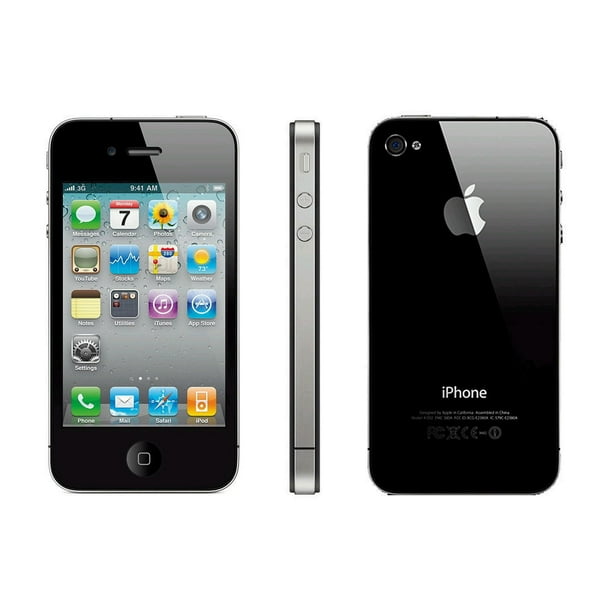 Iphone 4 8gb Black Unlocked Refurbished Walmart Com
