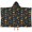 DarkBlue Dinosaurs Pattern, variant on DarkBlue Dinosaurs Stars Hearts Hooded Bath Towel,50"x30" for Ages 3 To 12 Kids, Quick Dry Lightweight Soft Microfiber Hood Beach Towel Cover Up for Kids