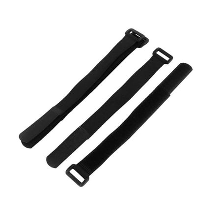 Cable Wire Tie Sticky Back Flip Fastening Cord Hook and Loop Strap 5pcs