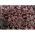 thumbnail image 4 of oneOone Cotton Silk Maroon Fabric Leaves & Floral Block Craft Projects Decor Fabric Printed By The Yard 42 Inch Wide, 4 of 4