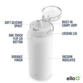 thumbnail image 3 of Botella de agua Ello Cooper Kids 530 ml de acero inoxidable blanca, 3 of 8