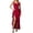 RD1, variant on HNMKIU Elegant Dresses for Women Evening Maxi Bodycon Long Square Neck Sleeveless Party Gown With High Slit for Wedding Festive Occasions Maxi Dress Black,L