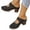 Black, variant on Womens Orthopedic Sandals Arch Support Summer Flat Sandals Wide Non Slip Slip on Sneakers Soft 2026 New Orthopedic Shoes
