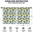thumbnail image 2 of Cute Green Dinosaurs Gradient Pattern Insulated Teens Curtains Set Of 2, Bedroom Essentials, Toddler Room Decor 52x63in(132x160cm), 2 of 5