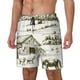 thumbnail image 1 of Fotbe Farm Animals 2 Traje de Baño para Hombre – Shorts de Natación de Secado Rápido con Forro y Bolsillos-Large, 1 of 6