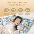 thumbnail image 4 of Bingfone Body Pillow Cover Long Pillow Case With Zipper Decorative Bedding Pillowcase 20"X54" Soft Cushion Pillow Case For Bedroom-Cactus1, 4 of 8