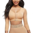 thumbnail image 1 of Womens Shapewear 3/4 Sleeve Arm Shaper Front Closure Compression Bra Post Surgery Posture Corrector Tank Top, 1 of 5
