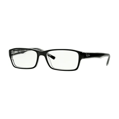 UPC 805289291022 product image for Ray-Ban RX5169 Rectangle Eyeglasses for Unisex - Size - 54 (Top Black On Transpa | upcitemdb.com
