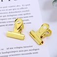 thumbnail image 3 of unbranded 10Ud Clips De Sujeción Dorados Con Acabado Electrochapado Para Etiquetas Y Mapas, 3 of 8