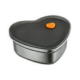 thumbnail image 1 of Xihbxyly Fiambrera Bento de Acero Inoxidable, Hermética, con Tapa Sellada, Apta para Uso Alimentario, Mantiene La Comida Fresca, Apta para Microondas, Portátil, Acero Inoxidable 304, 600 Ml, Ideal pa, 1 of 2