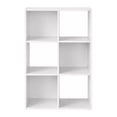 thumbnail image 6 of Mainstays 6 Cube Storage Organizer, White, 6 of 11