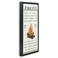 thumbnail image 4 of Stupell Industries Fire Pit & Marshmallows Food & Beverage Painting Black Floater Framed Canvas Art Print Wall Art, 11 x 25, 4 of 10
