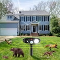 thumbnail image 5 of 2 Pack Solar Ultrasonic Animal Repeller, Motion Activated, Built-in Flash Light, Waterproof Outdoor Pest Deterrent for Garden Yard Farm, 5 of 7