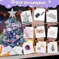 thumbnail image 7 of NALONE Mini Christmas Tree with Lights and Timer, 24 Inch Snow Flocked Small Christmas Tree with 27 Pcs Ornaments, 80 Branch Tips Tabletop Christmas Tree for Holiday Decoration(Gold), 7 of 7