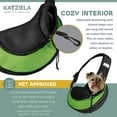 thumbnail image 5 of Katziela Pet Carrier Sling Bag, Airline Approved, Green, 5 of 6