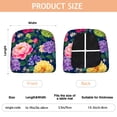 thumbnail image 3 of Colorful Floral Pattern Seat Covers for Dining Room Chairs Set Of 6,Stretch Printed Washable Chair Seat Cover with Elastic Ties and Button,Removable Waterproof Couch Cushion Covers, 3 of 6