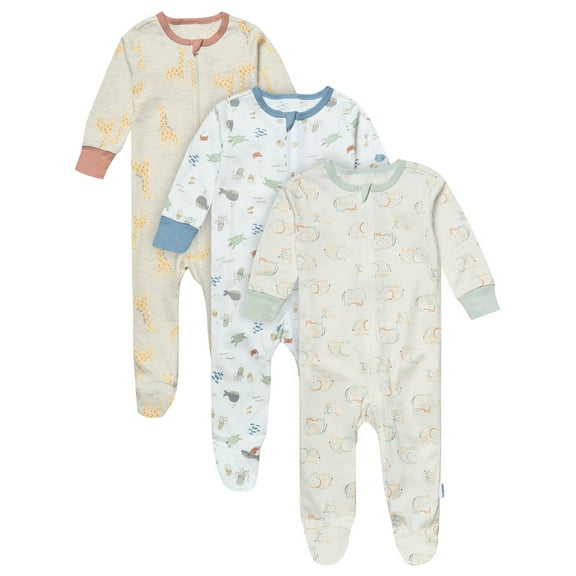 Gerber Baby Neutral 3-Pack Sleep N´Play, Sizes Newborn - 6/9 Months