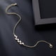 thumbnail image 5 of Sonducket Pulseras de circón con forma de mimbre, brazalete con purpurina, accesorio de moda, cadena de rama para banquete de boda, fiesta, Ropa, zapatos y accesorios Miscelánea Oro blanco, 5 of 6