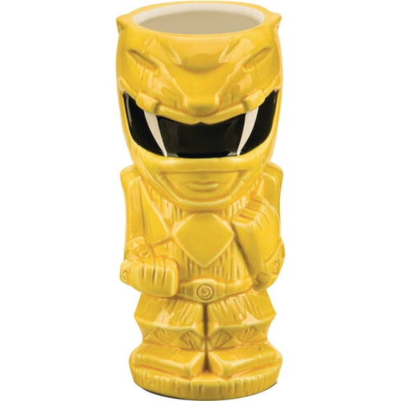 Geeki Tikis Power Rangers Yellow Ranger Ceramic Mug | Holds 15 Ounces
