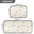 thumbnail image 3 of 2-Piece Kitchen Mat Set Non Slip Washable Floor Mats Decorative Rugs for Kitchen Sink Laundry Rainbow and Rabbit Pattern, 3 of 7