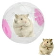 thumbnail image 1 of Hamsters Exercise Ball Toy, 18.5cm Transparent Pet Jogging Ball Hamster Wheel Running Machine For Pet Squirrel Guinea Pig Hamster, 1 of 8