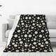 thumbnail image 1 of Balery Daisy Manta de Felpa Suave y Acogedora – Cobija de Franela Aterciopelada para Cama, Lavable y Cálida para Sofá, Mascotas, Transpirable-40"x30", 1 of 7