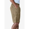 thumbnail image 3 of Boulder Creek By Kingsize Men's Big & Tall  Renegade 9" Full Elastic Waist Cargo Shorts, 3 of 5