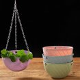 thumbnail image 4 of Injueey Maceta colgante Flor Planta Colgador Cesta Mano de obra fina Balcón Patio Sala de estar Decoración Suministros para el hogar Azul Type2 NO2, 4 of 6