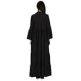 thumbnail image 4 of Bimba Muslim Dress With Hijab For Women's Solid FlaredSleeve Islamic Abaya Prayer Dress, 4 of 7