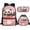 Panda Mushroom, variant on Binienty Panda Mushroom School Backpack for Girls 8-12 Lightweight Girls Bookbag with Lunch Box and Pencil Case 3 In 1 Kids Back to School Gifts
