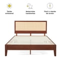 thumbnail image 3 of Base de cama Natural Tejida con Cabecera Individual Nooz, 3 of 6