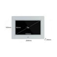 thumbnail image 2 of Digital Day Calendar Clock -Extra Large Date Day Time of Week Clock with 12 Alarm Options for Seniors, Elderly, Dementia, Alzheimer (7-inch, White), 2 of 5