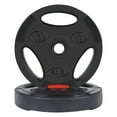 thumbnail image 3 of Open Box Signature Fitness Standard 5lb Olympic Weight Plate, Black (Set of 2), 3 of 6