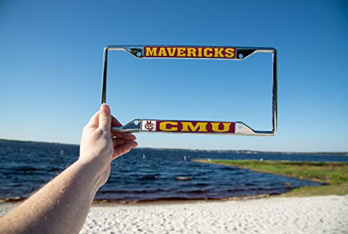 Desert Cactus Colorado Mesa University Mavericks NCAA Metal License Plate Frame for Front Back of Car Officially Licensed Mascot 