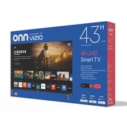 onn 43 in Class 4K UHD Smart Television Powered by VIZIO, 43S4V1