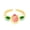 Pink, variant on Adjustable Tulip Flower Ring: Fashionable and Sweet Copper Ring for Women, Featuring Electroplated Floral Design, Perfect for Everyday Wear