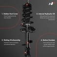thumbnail image 3 of A-Premium Rear Complete Strut & Coil Spring Assembly Compatible with Toyota Highlander Hybrid 2008 2009 2010 2011 2012 2013, AWD, 3 of 5