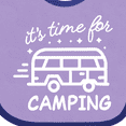 thumbnail image 4 of Inktastic It's Time For Camping with Camper Boys or Girls Baby Bib, 4 of 4