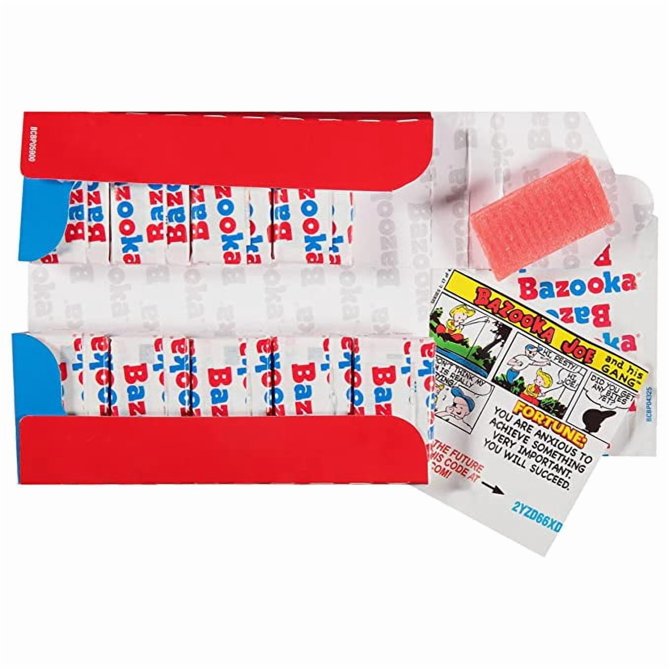 その他 BAZOOKAGOAL Bazooka Original & Blue Razz Bubble Gum, 10 pieces - Walmart.com