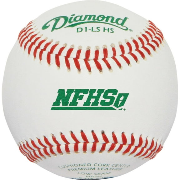 Diamond D1 NFHS/NOCSAE Low Seam High School Baseball (Dozen)