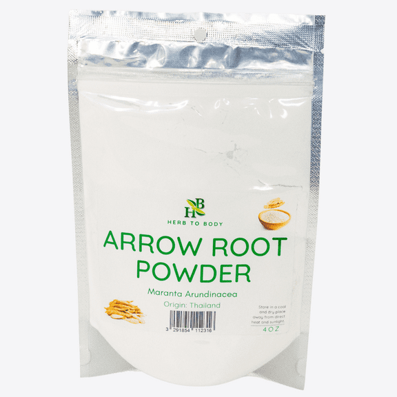 Herb To Body Arrow Root Powder | Maranta Arundinacea | Wildcrafted | 4oz