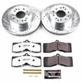 thumbnail image 3 of PowerStop Front and Rear Z26 Street Warrior Carbon-Fiber Ceramic Brake Pad and Drilled and Slotted Rotor Kit Fits: CHEVROLET Select Models K2769-26, 3 of 9