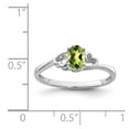 thumbnail image 2 of Sterling Silver Peridot Ring - .56 cwt - Size 7, 2 of 2